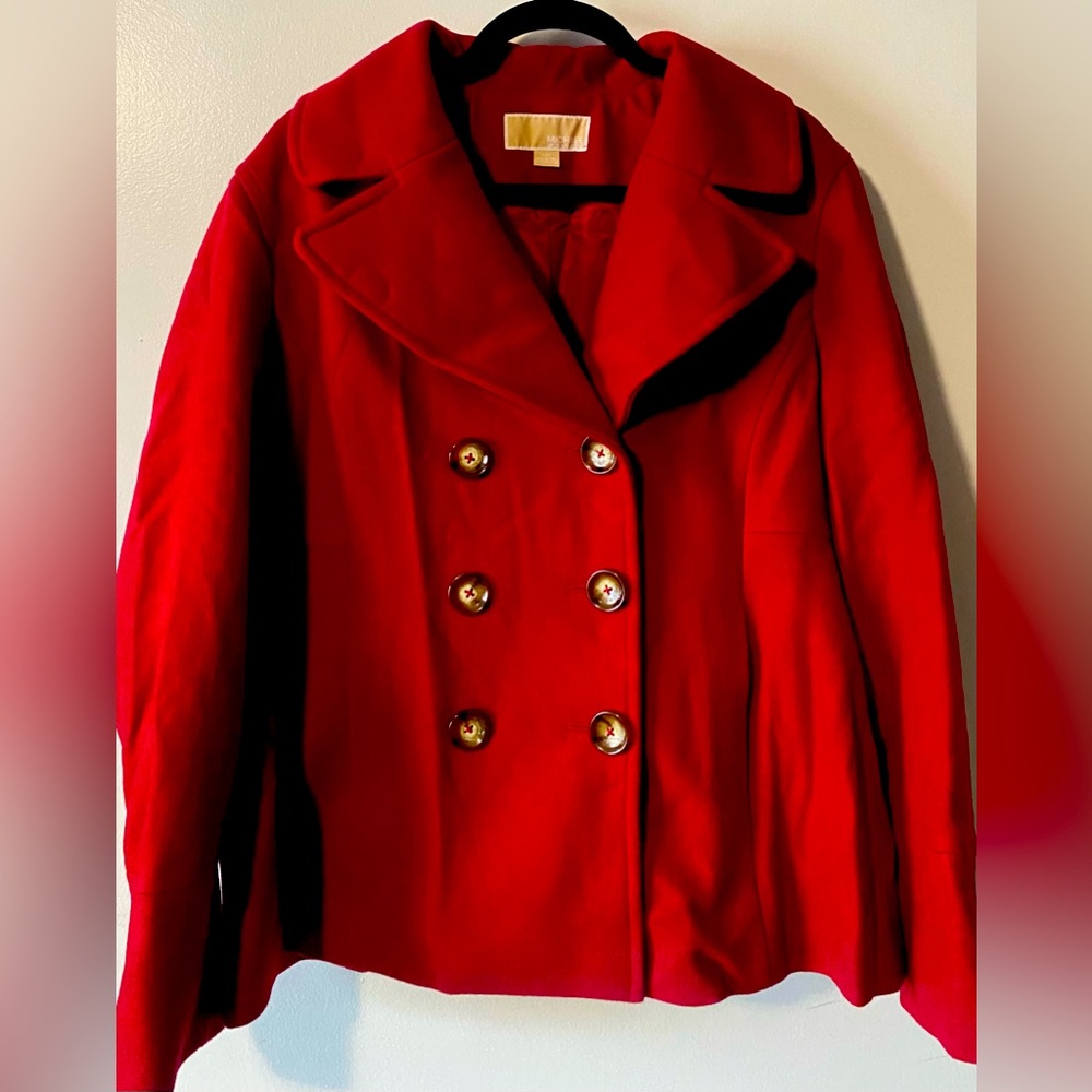 Michael Kors Wool Blend Pea Coat NWOT